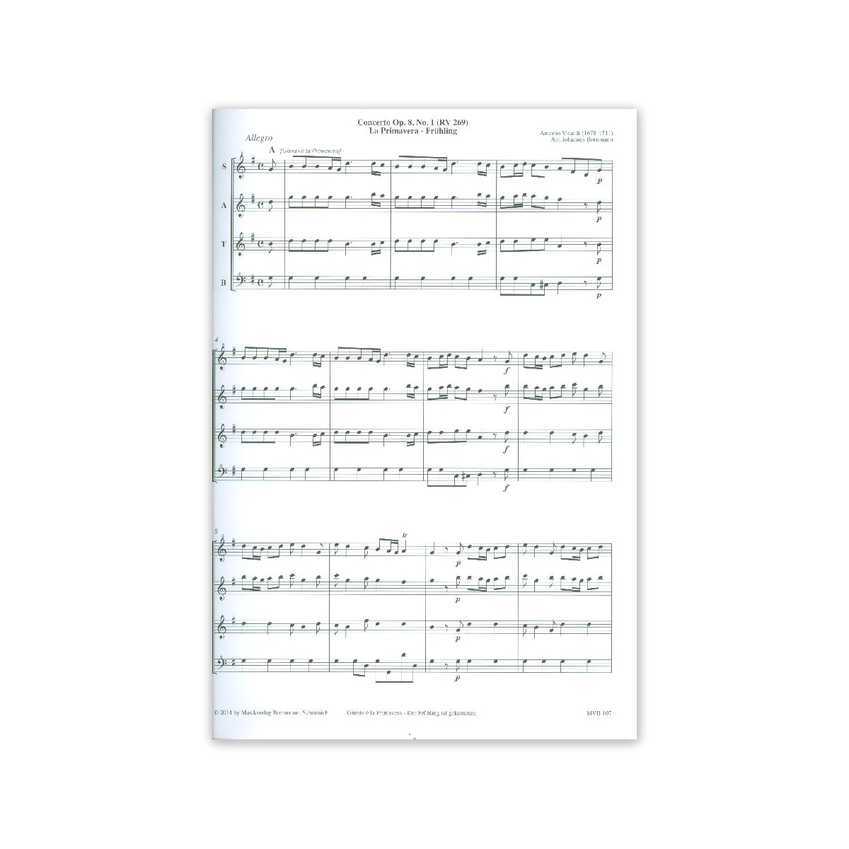 Vivaldi, Sommer op.8, Nr.2 View 1