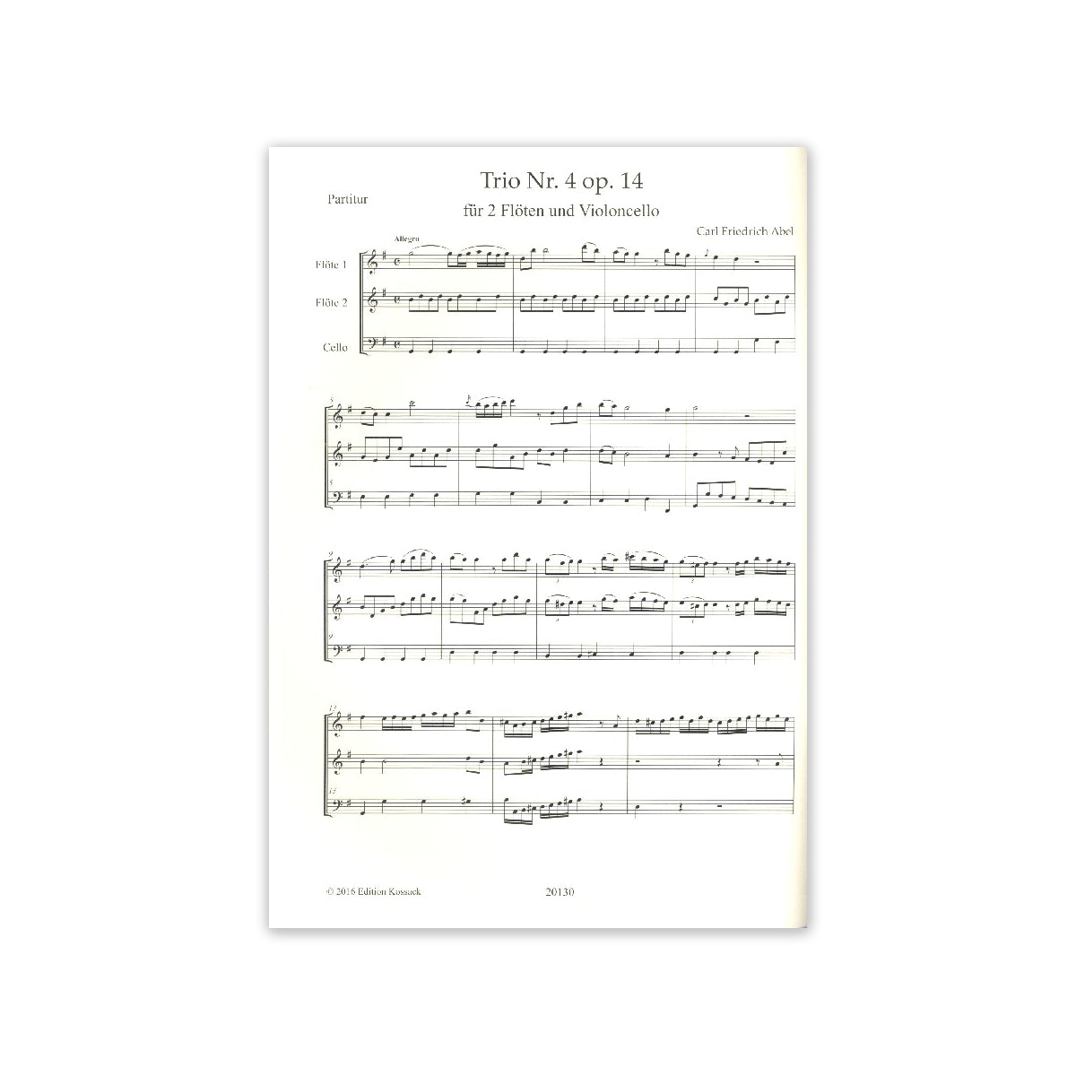 Abel, Trio Nr.4 op.16 View 1