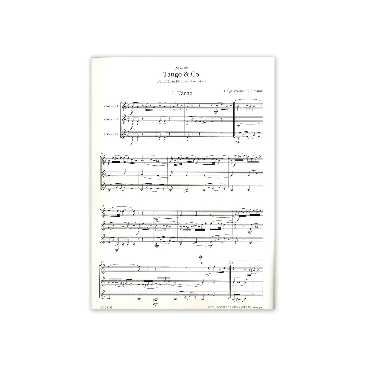 Warner-Buhlmann, Tango & Co View 1
