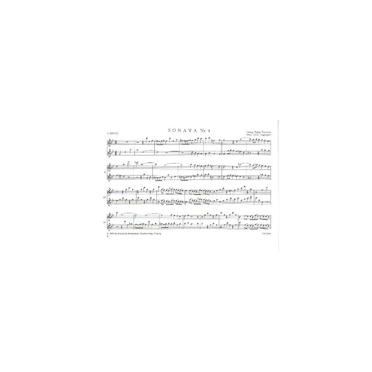 Telemann, 6 Duette Heft 2 View 1