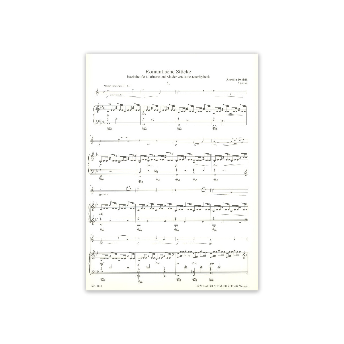Dvorak, Romantische Stücke op.75