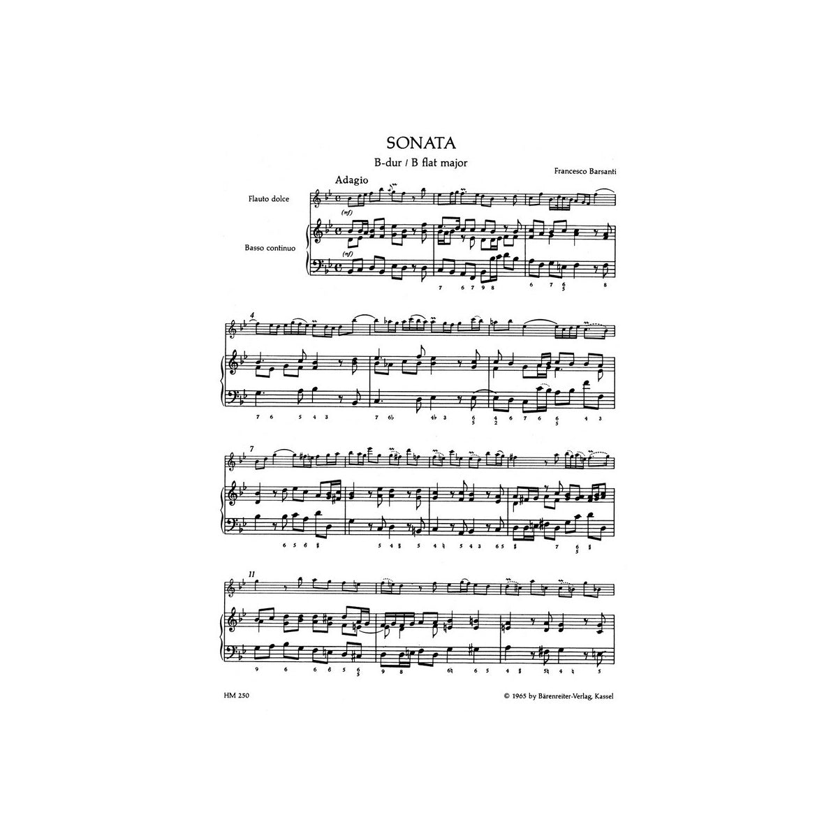 Blockflötenmusik des italienischen Barock