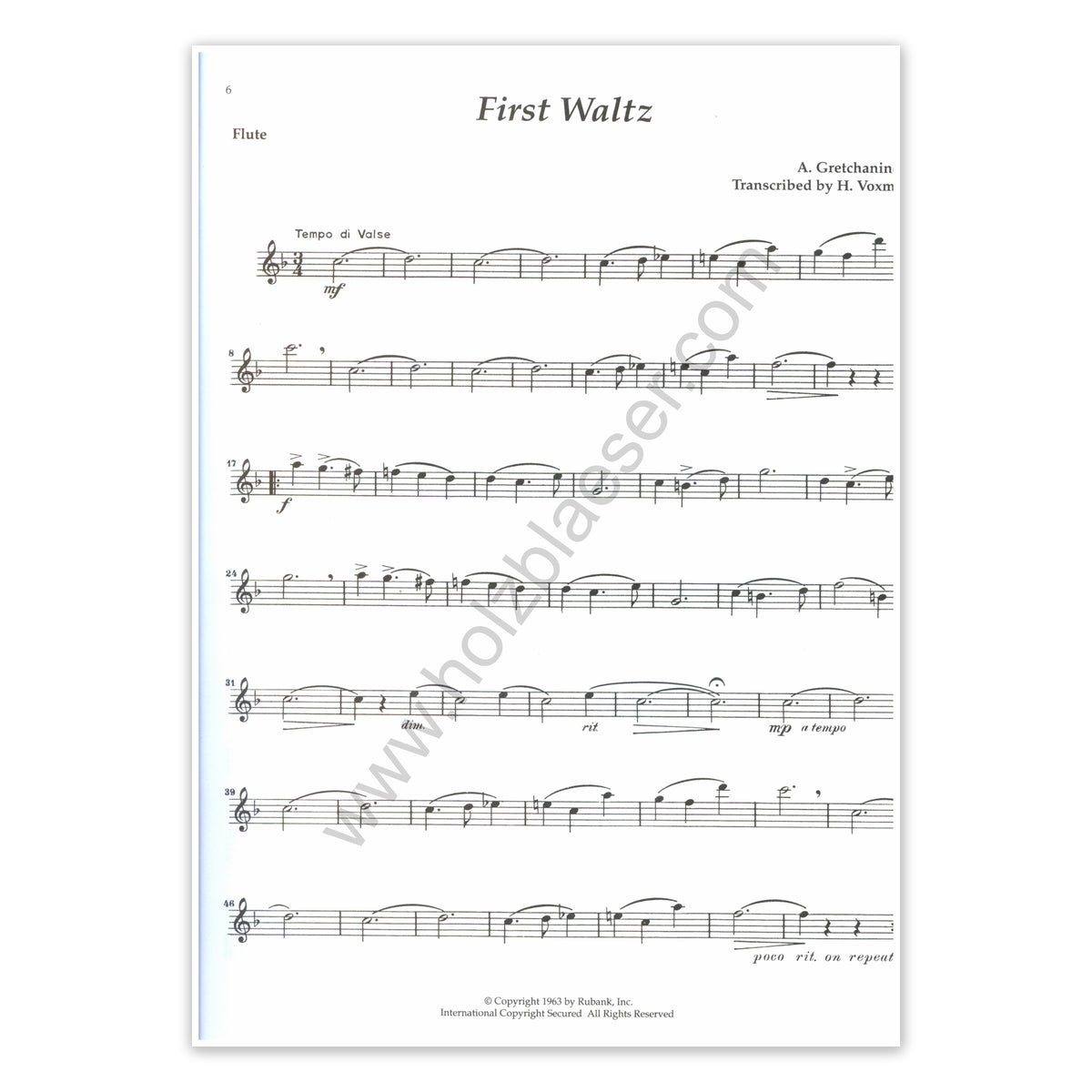 Rubank Book of Flute solos - intermediate