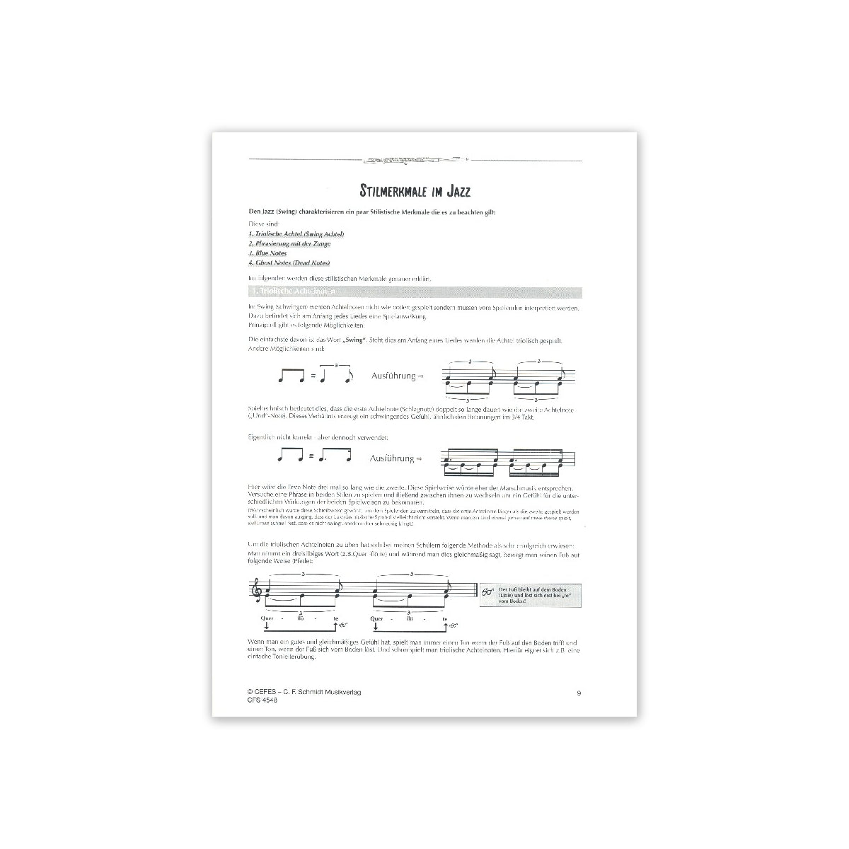 Stolz, Jazz studies View 1