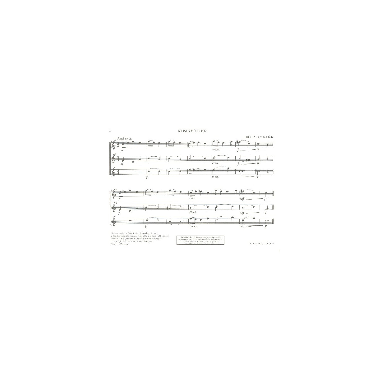Bartok/Kodaly, Ungarische Weisen und Tänze View 1