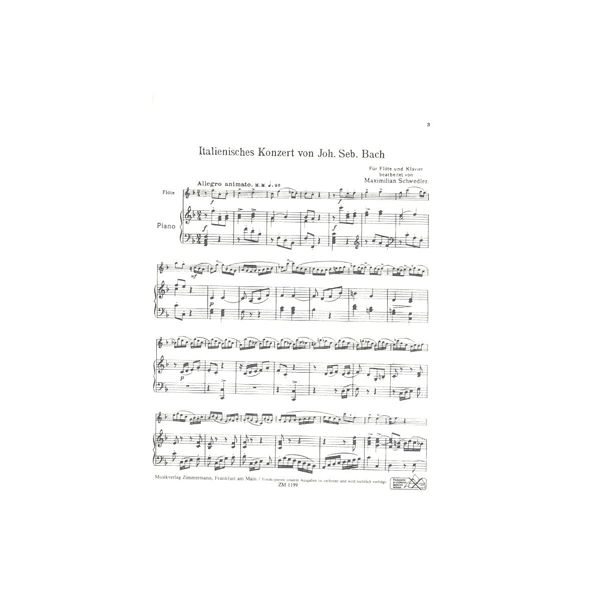 Bach, Italienisches Konzert