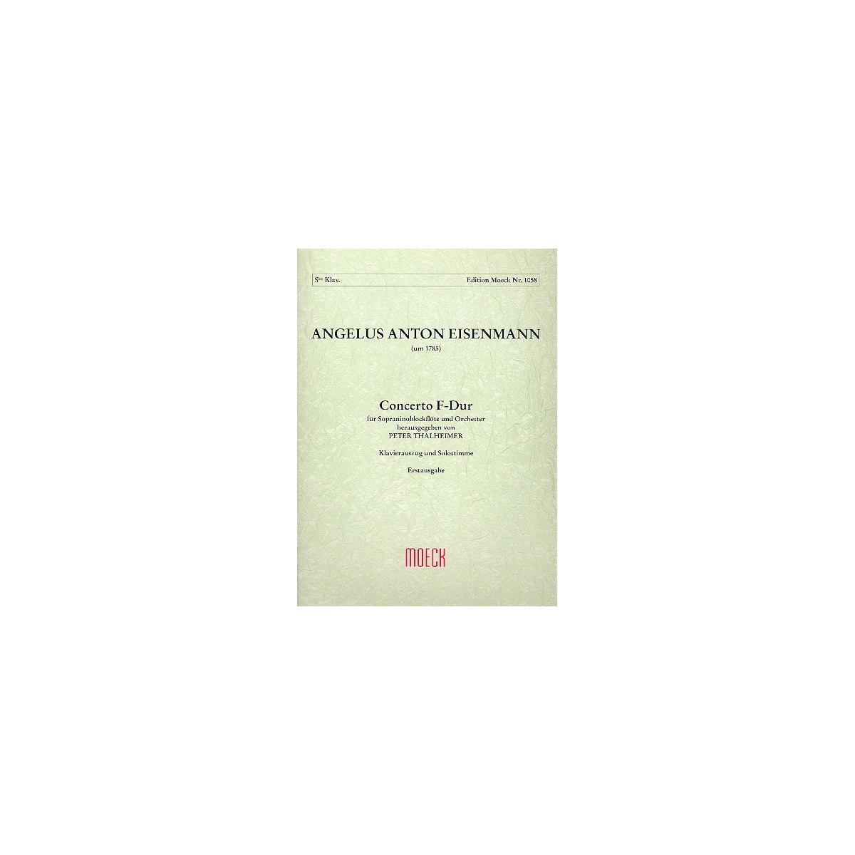 Eisenmann, Concerto F-Dur View 2