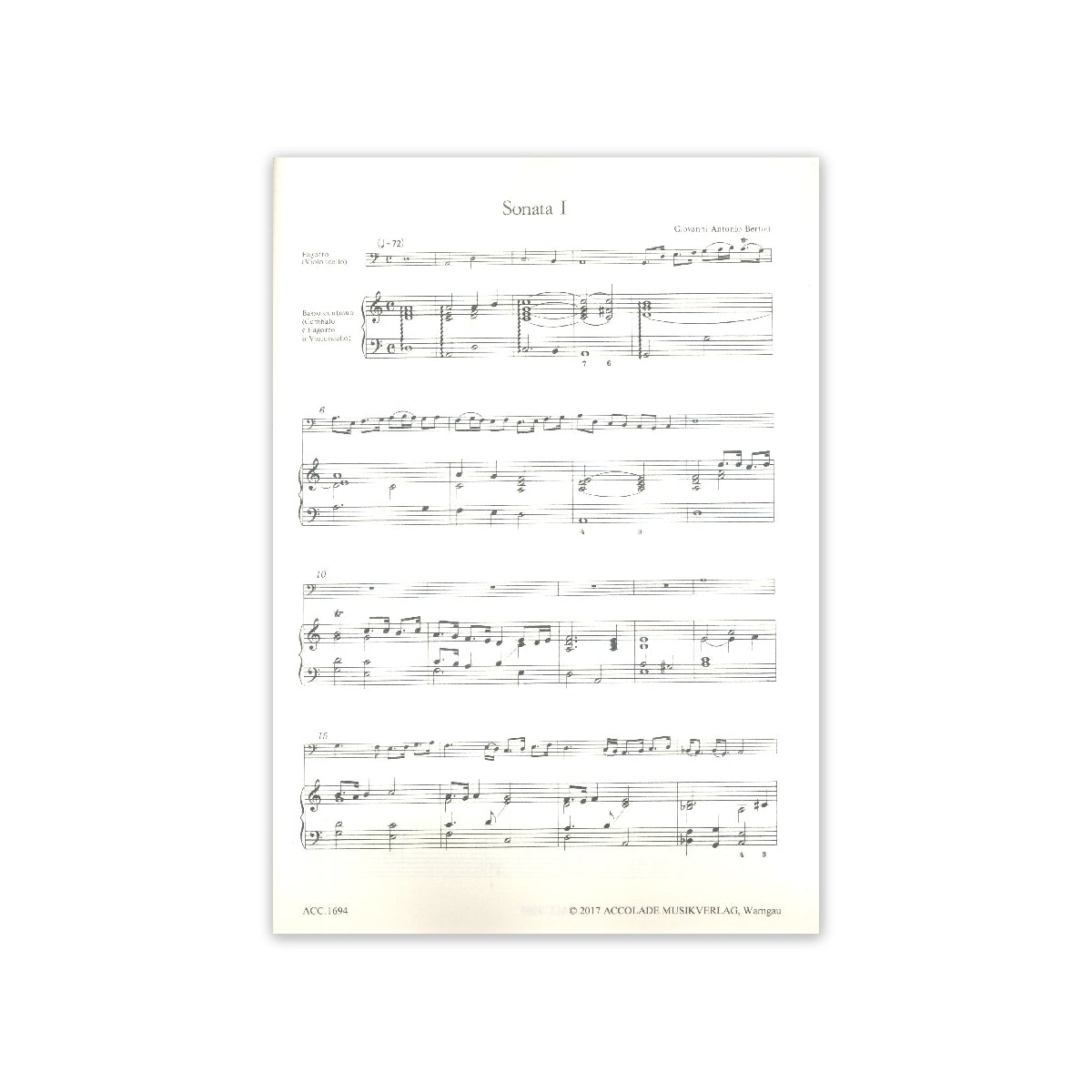 Bertoli, 3 Sonaten View 1
