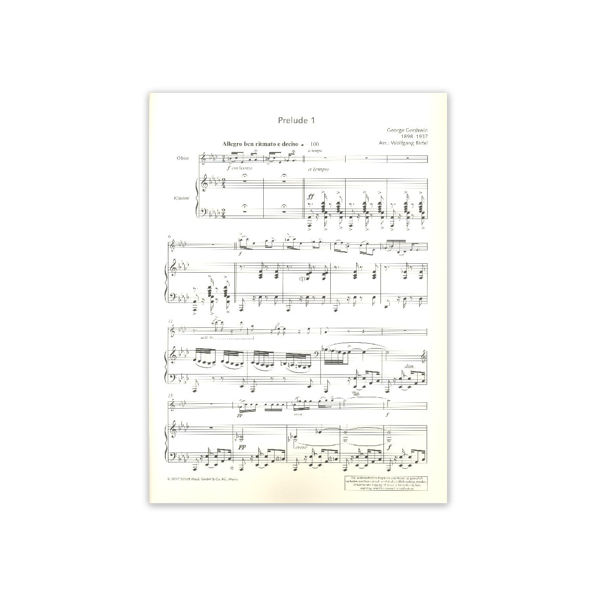 Gershwin, 3 Preludes-42207 View 1