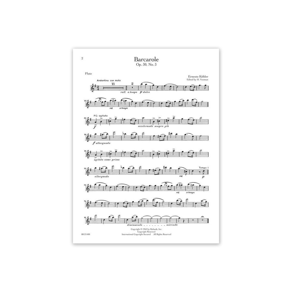 Treasures for flute
