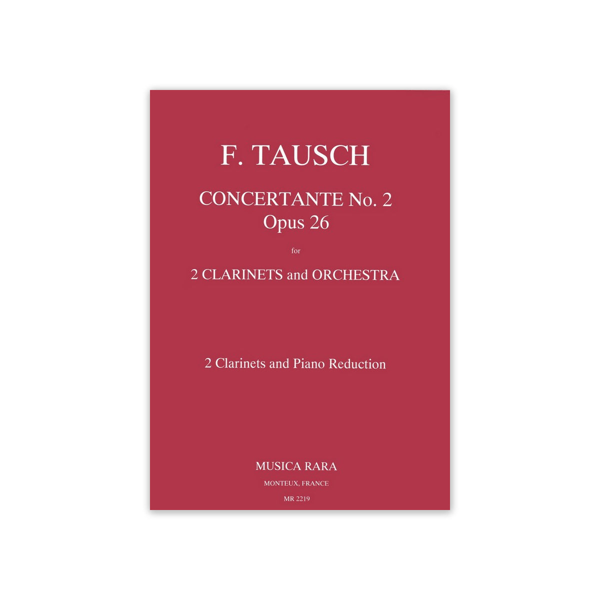 Tausch, Concertante Nr.2 in B op.26 View 1