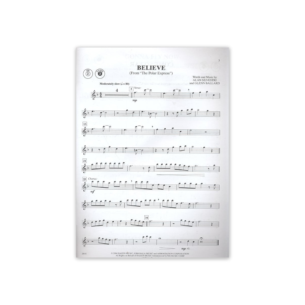 Easy popular movie instrumental solos View 1