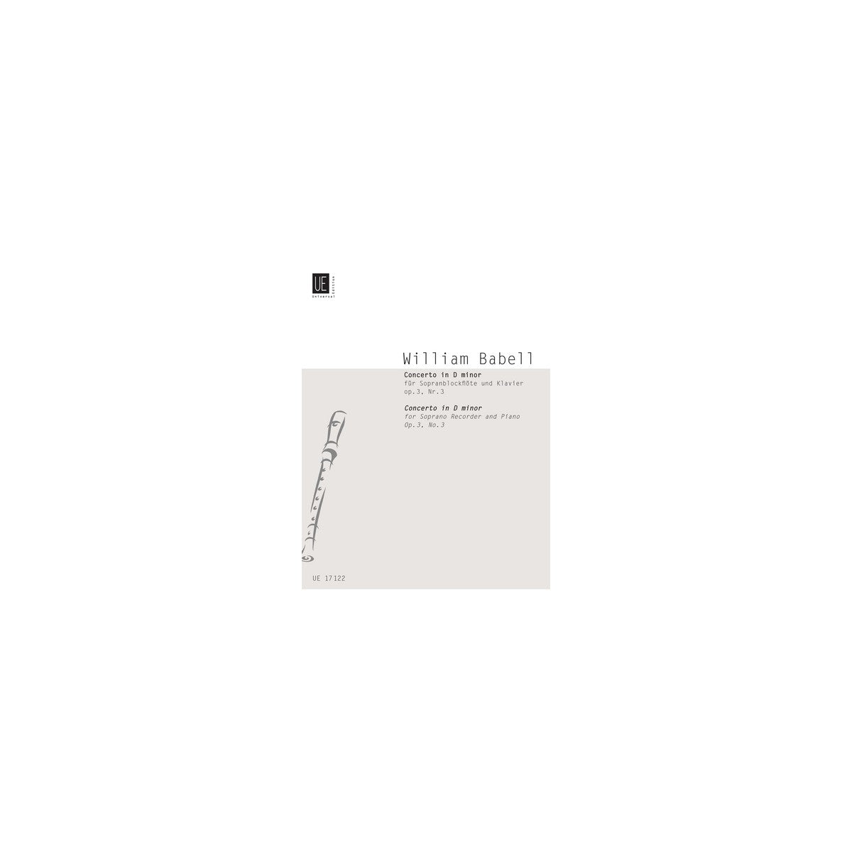 Babell, Concerto d-Moll op.3/3 View 2