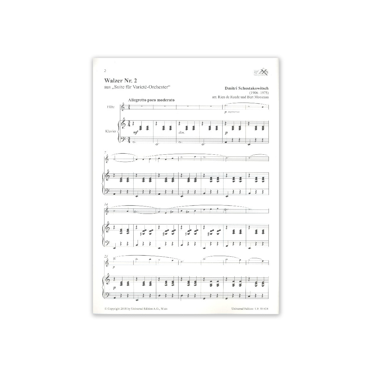 Schostakowitsch, Walzer Nr.2-44153