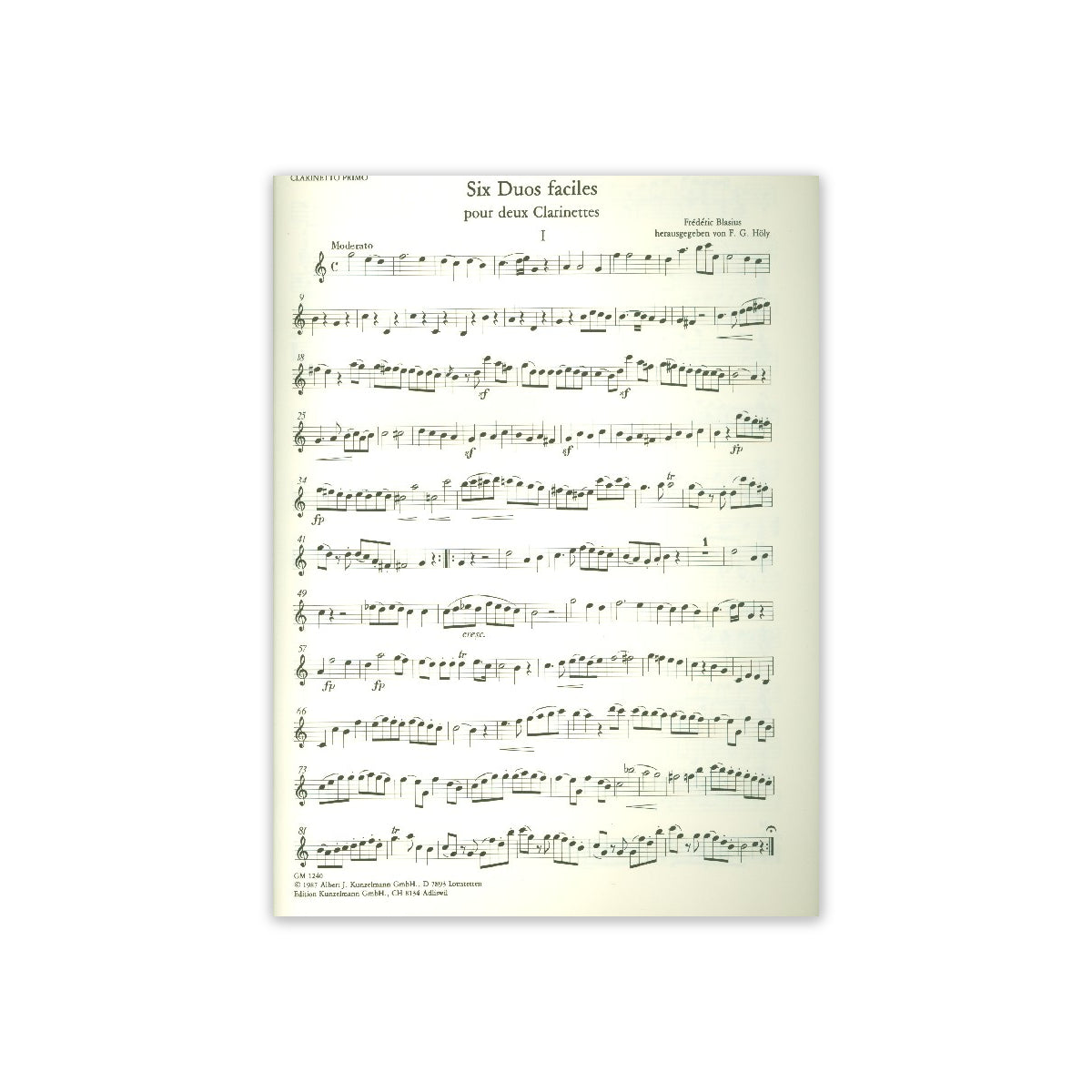 Blasius, 6 Duos faciles View 1