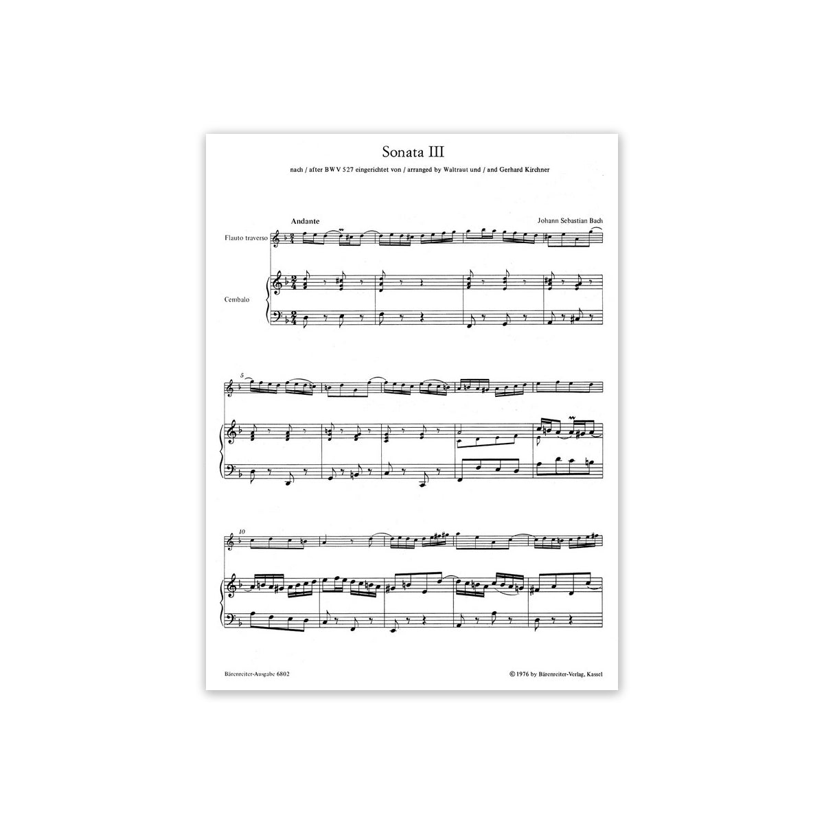 Bach, 6 Sonaten Bd.2 View 1