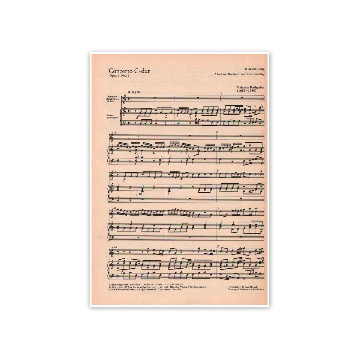 Rathgeber, Konzert op.6 Nr.19 View 2