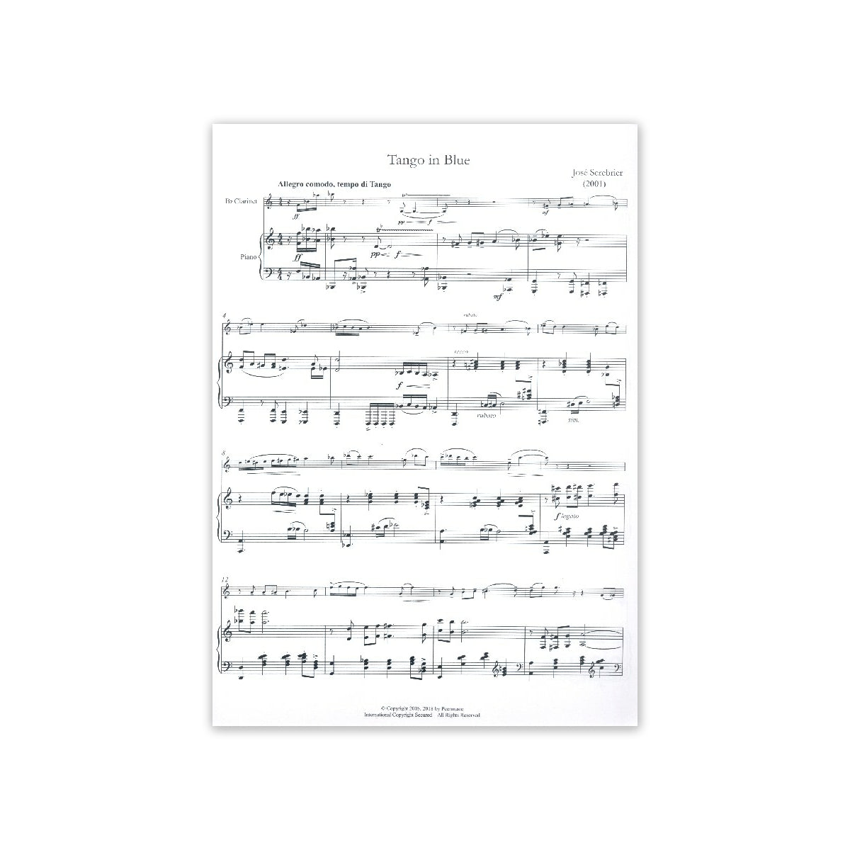 Serebrier, Tango in blue