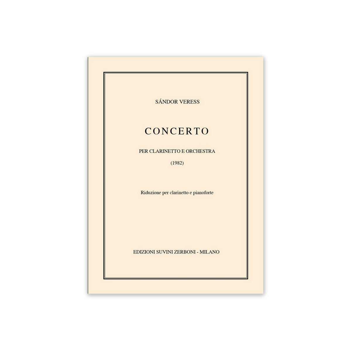 Veress, Concerto 1982 View 1