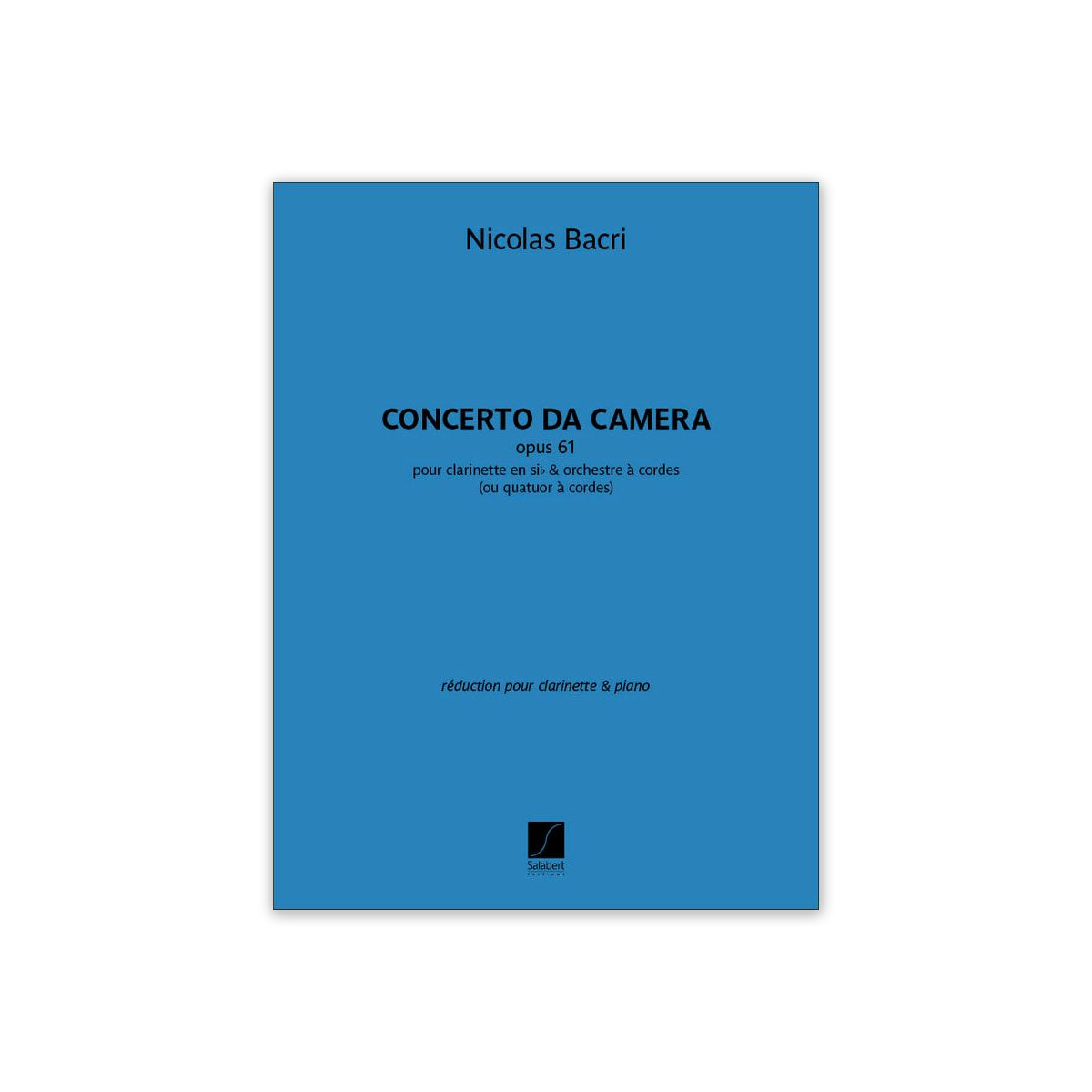 Bacri, Concerto da camera op.61