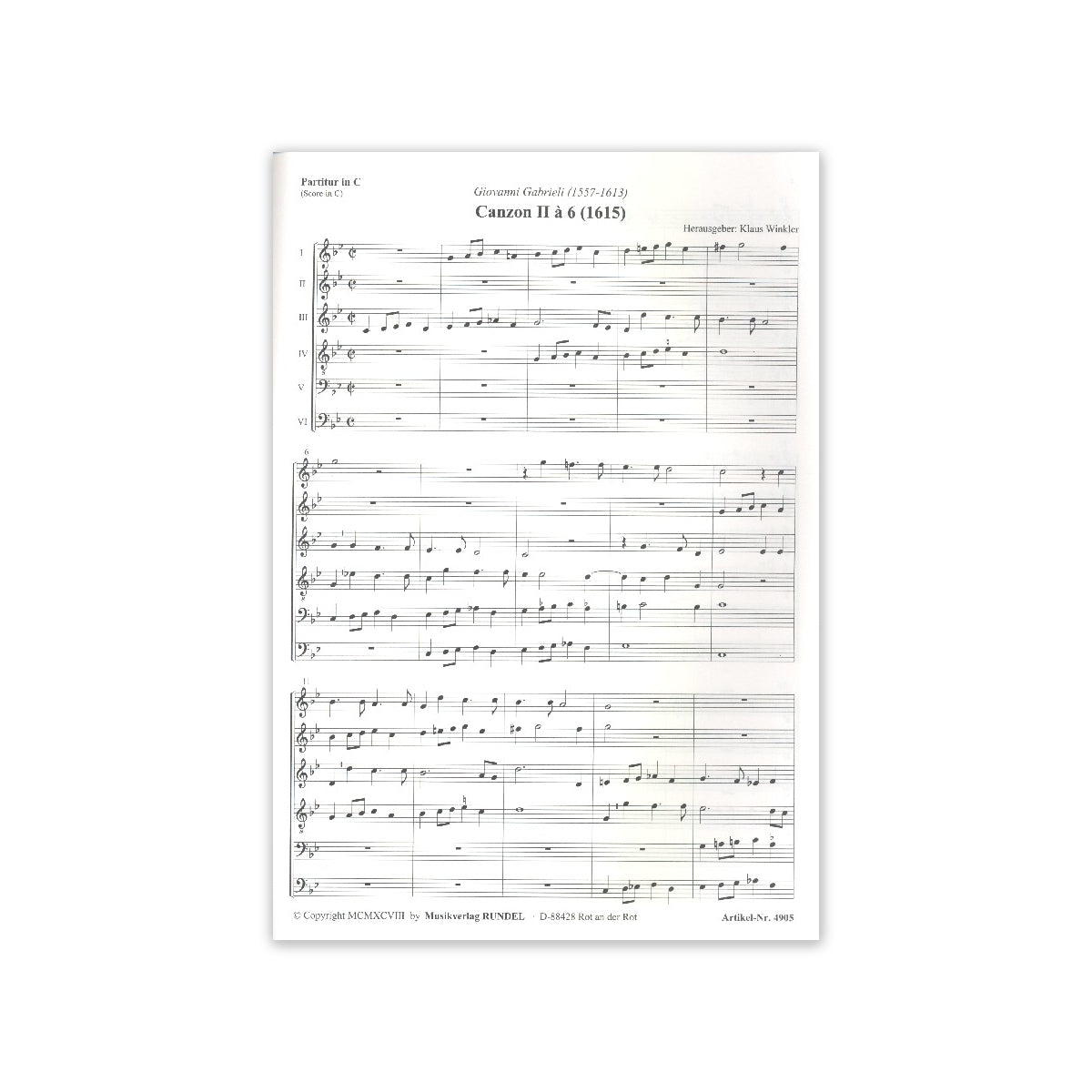 Venezianische Bläsermusik Nr.5 View 1