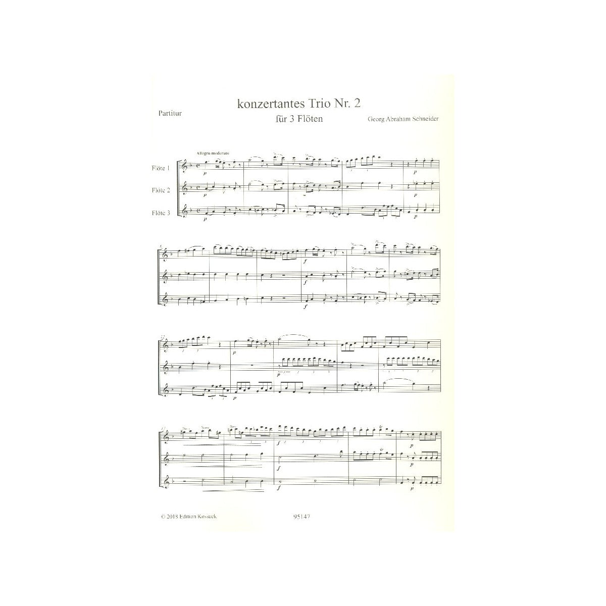 Schneider, Konzertantes Trio Nr.2 View 1