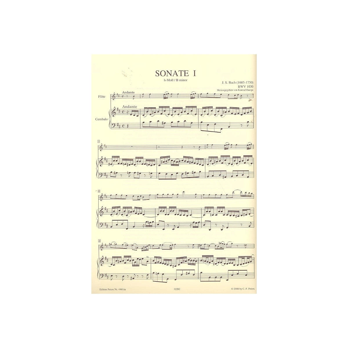 Bach, Flötensonaten Bd.1