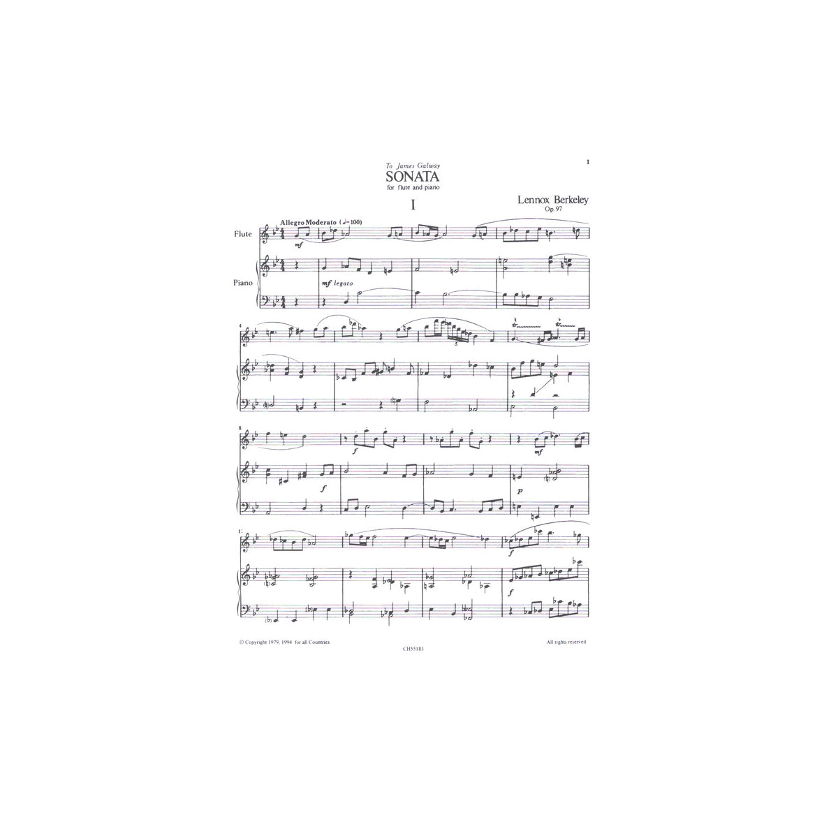 Berkeley, Sonate op. 97 View 3