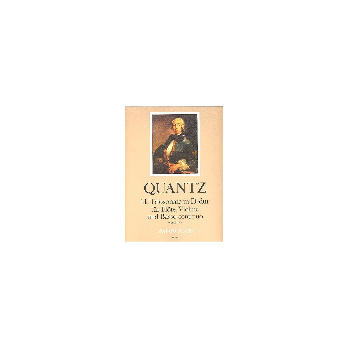 Quantz, Triosonate D-Dur Nr.14 QV2:14 View 2