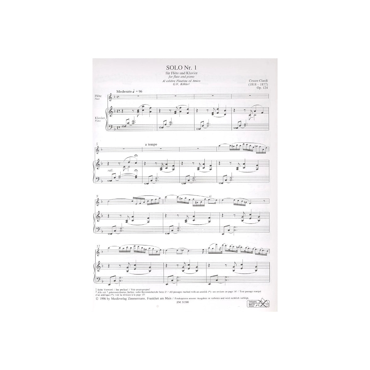Ciardi, Solo Nr.1 Op.124