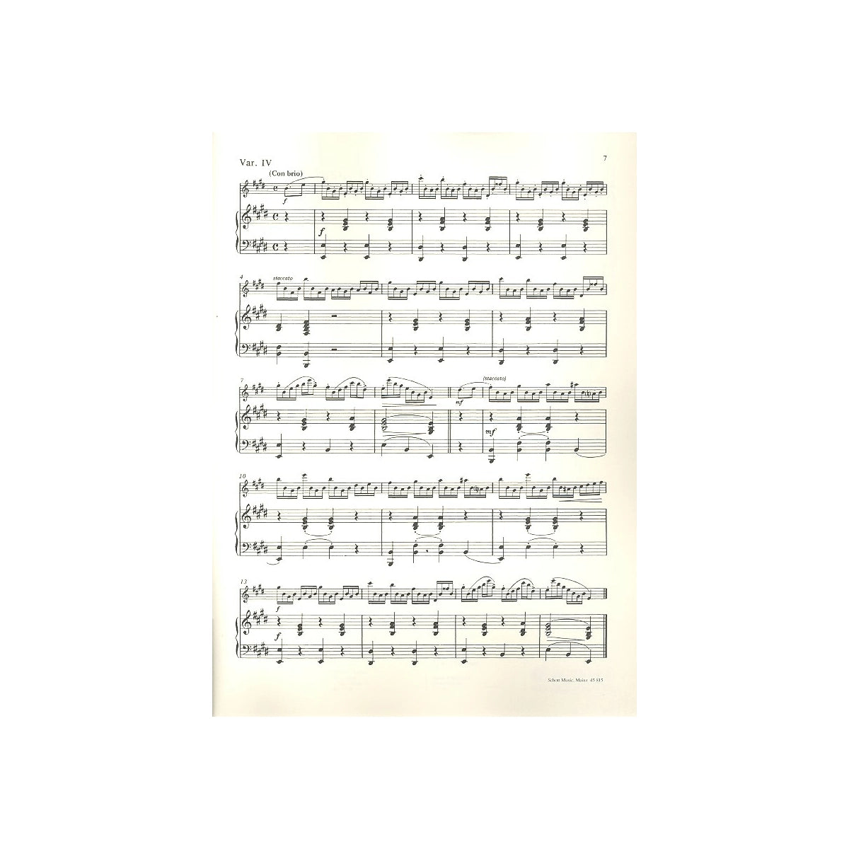 Chopin, Rossini Variationen