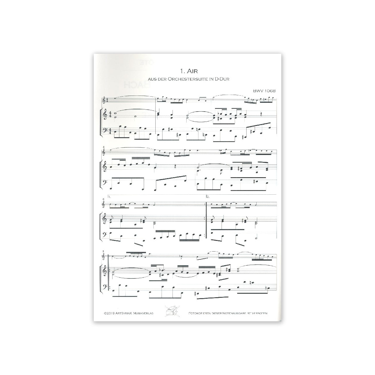 Bach, 11 langsame Stücke View 1