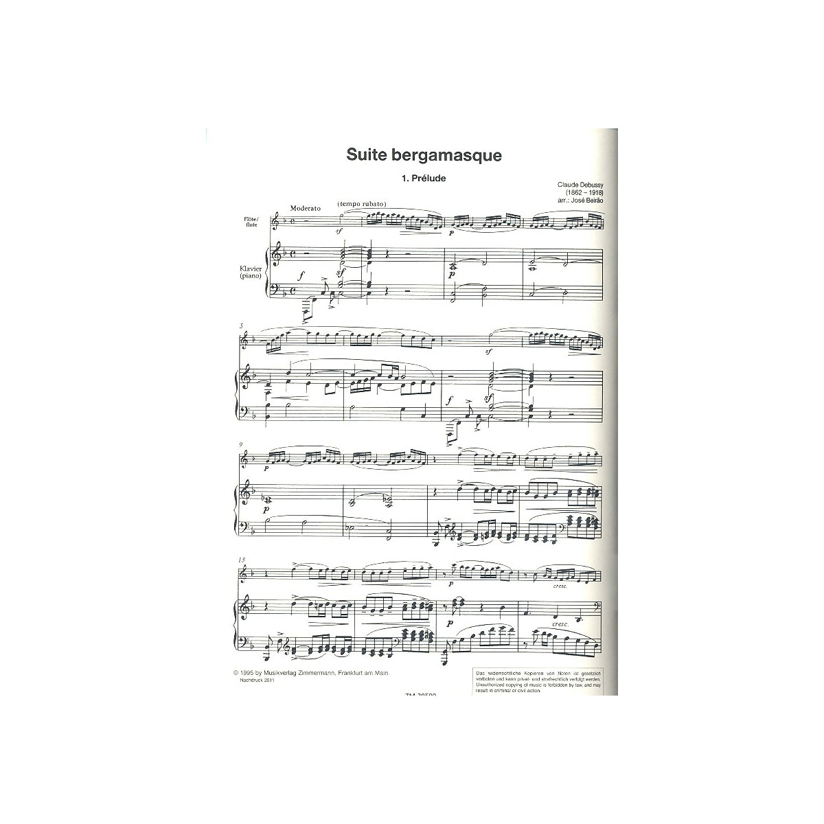 Debussy, Suite Bergamasque