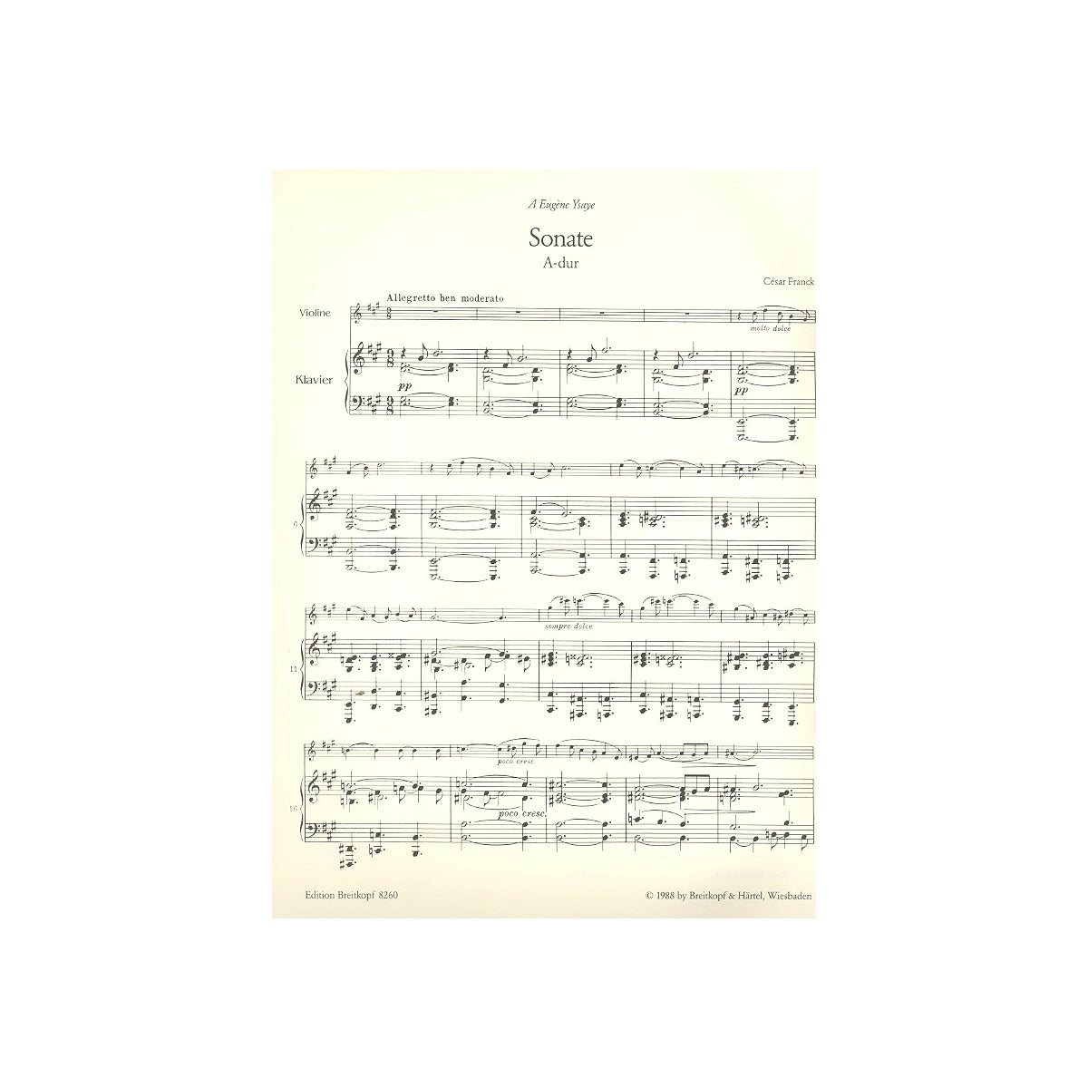 Franck, Sonate A-Dur View 2
