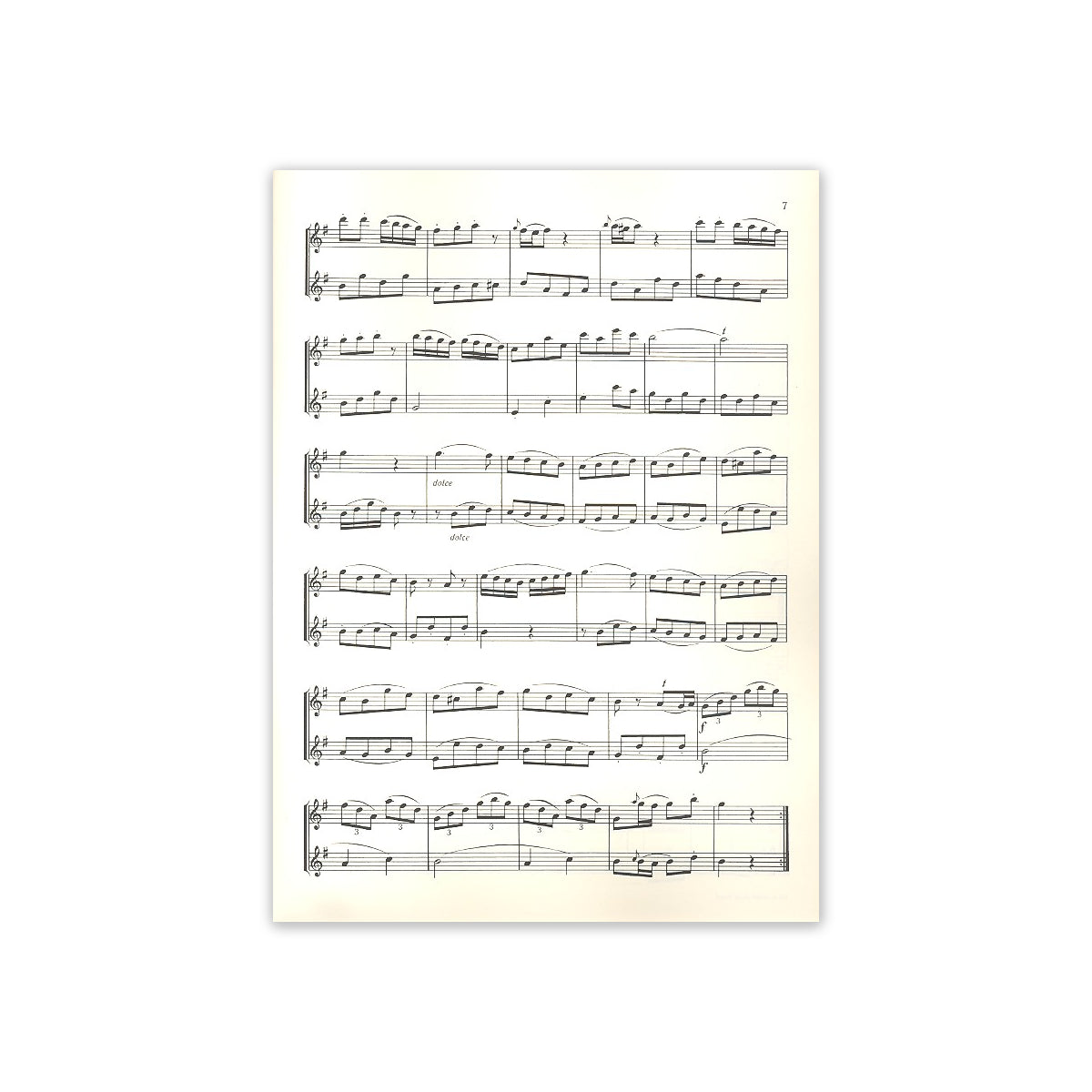 Cambini, Duo e-Moll op.11,4 View 1