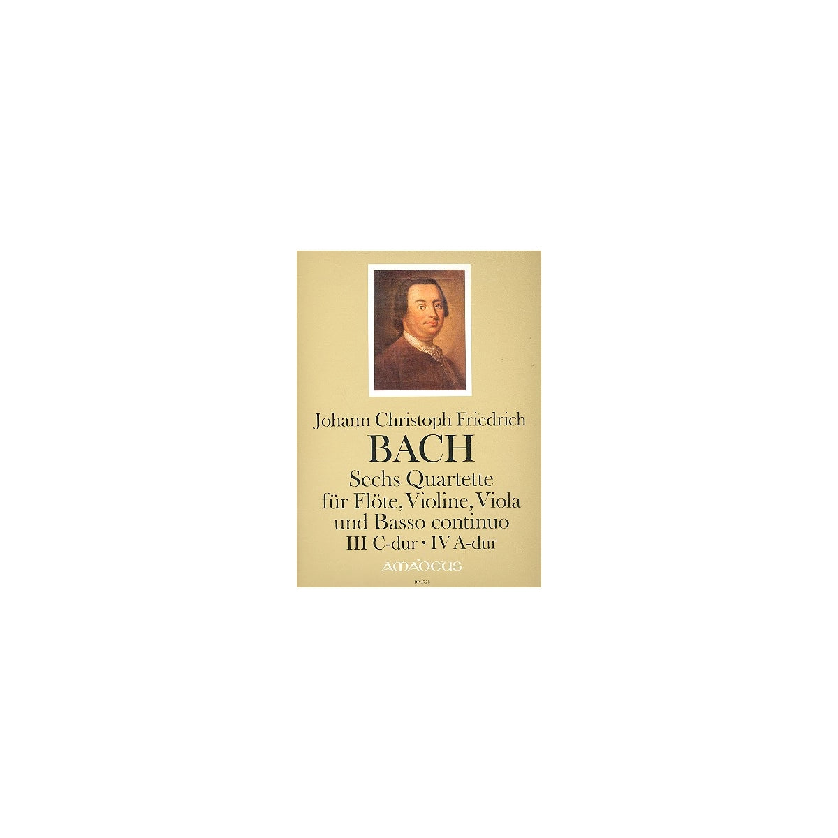 Bach Joh.Christoph, Sechs Quartette Bd.2 View 2