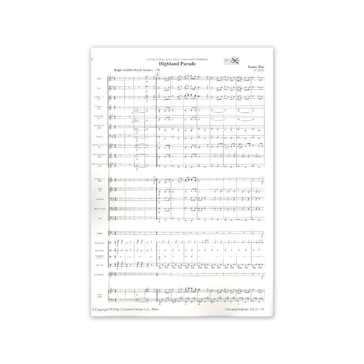 Rae, The concert band collection View 1