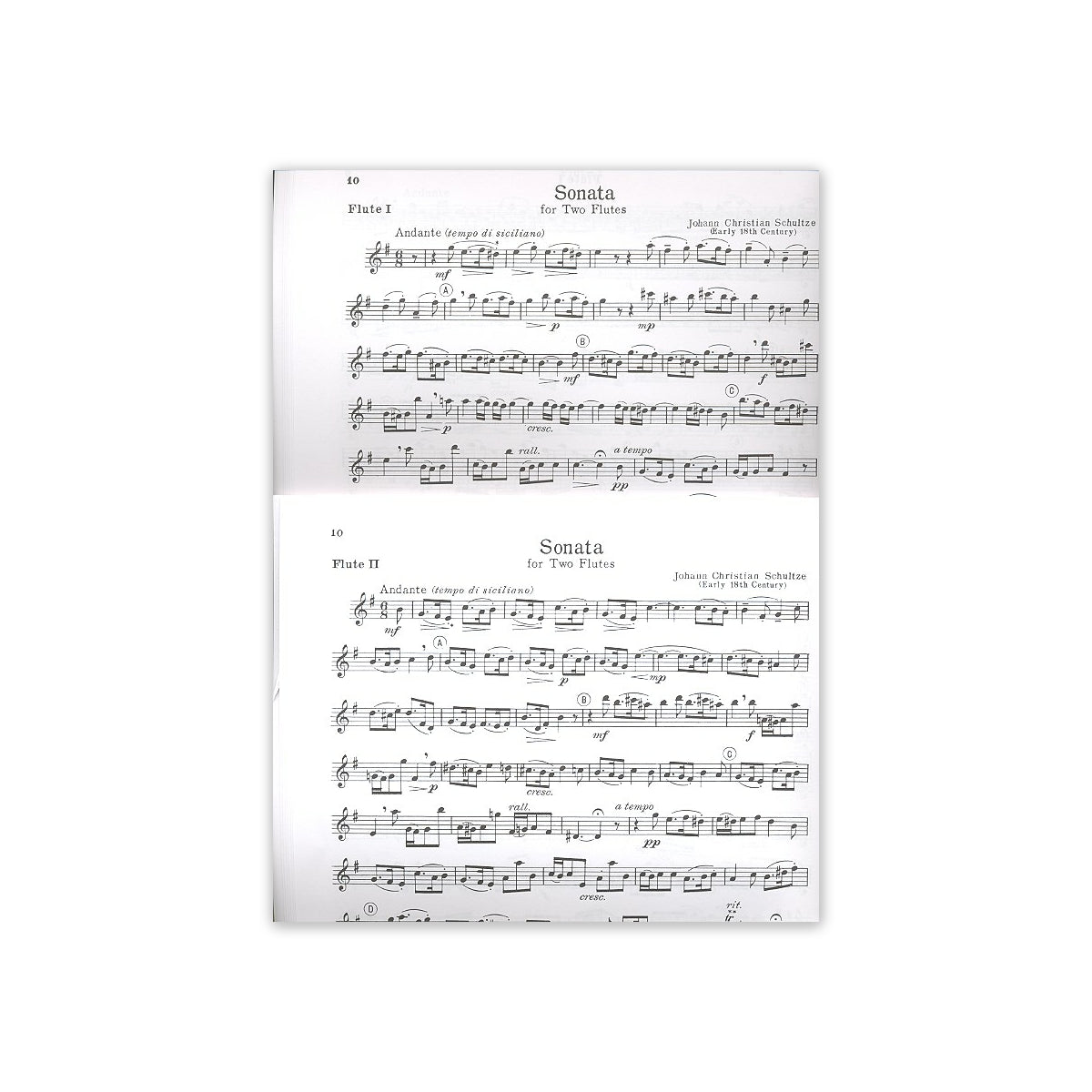 Album of Flute Duets parts View 1