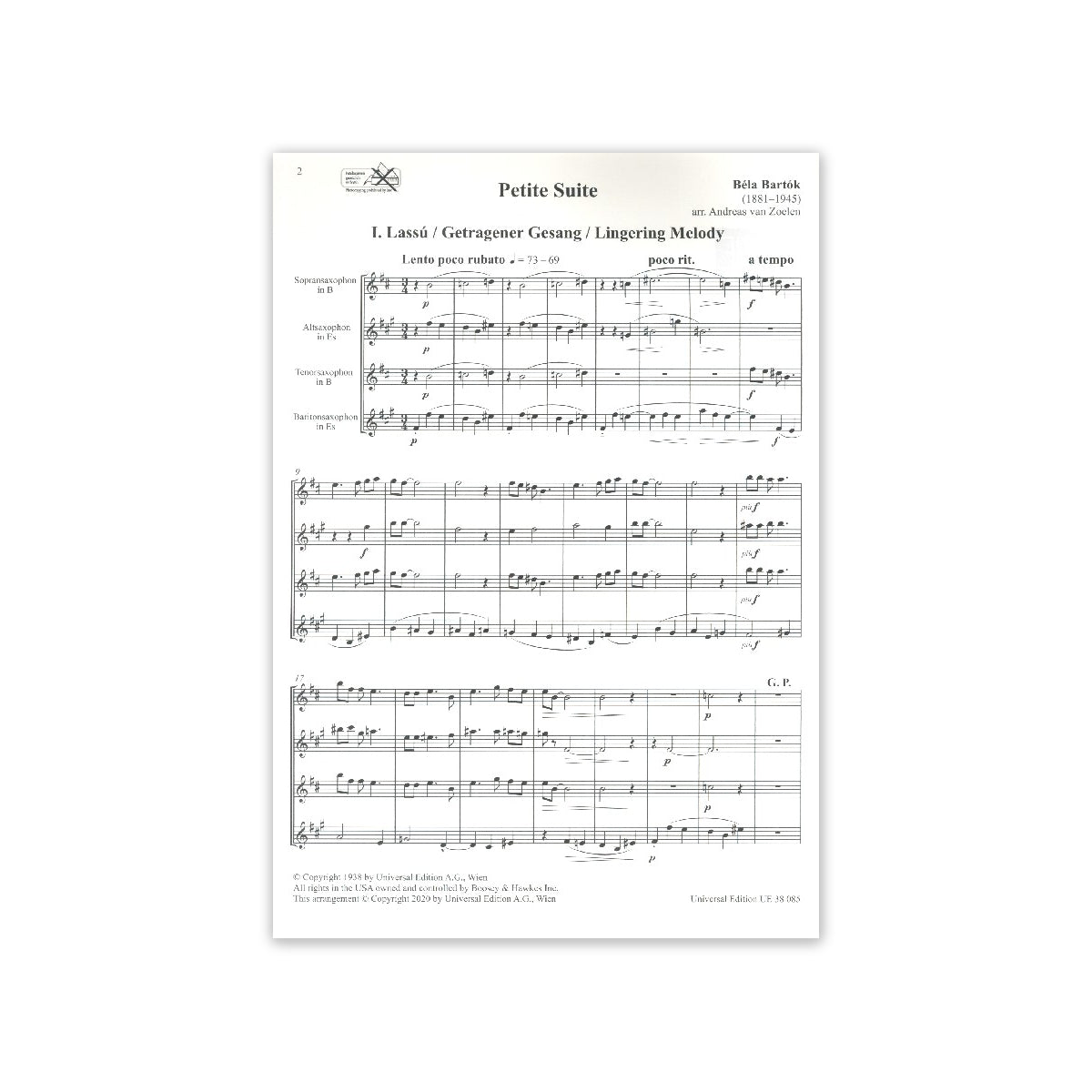 Bartok, Petite Suite