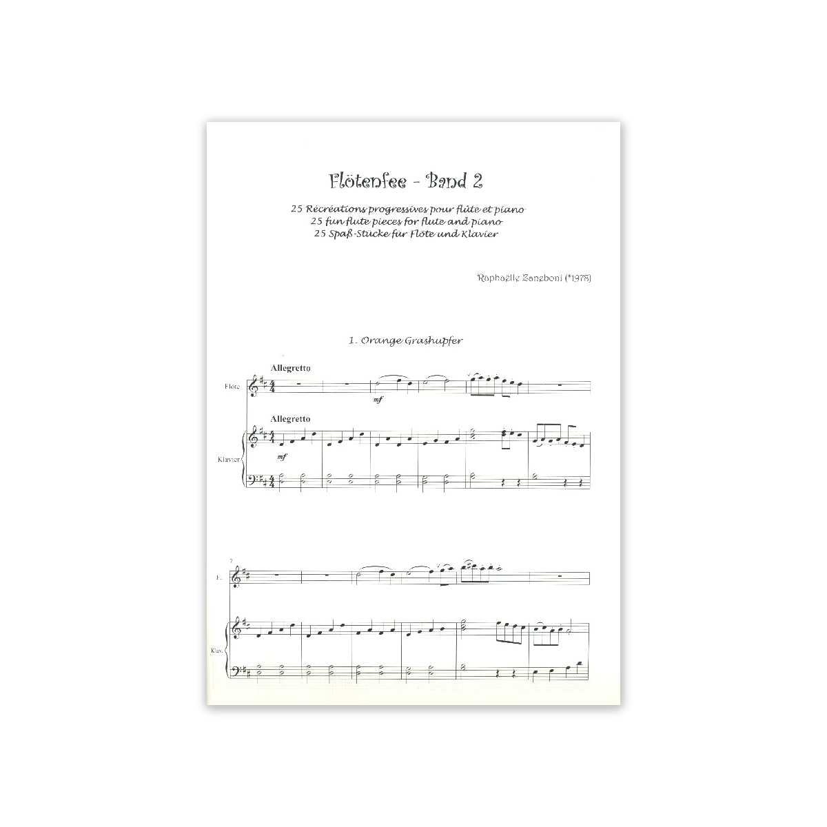 Zaneboni, Die Flötenfee Band 2