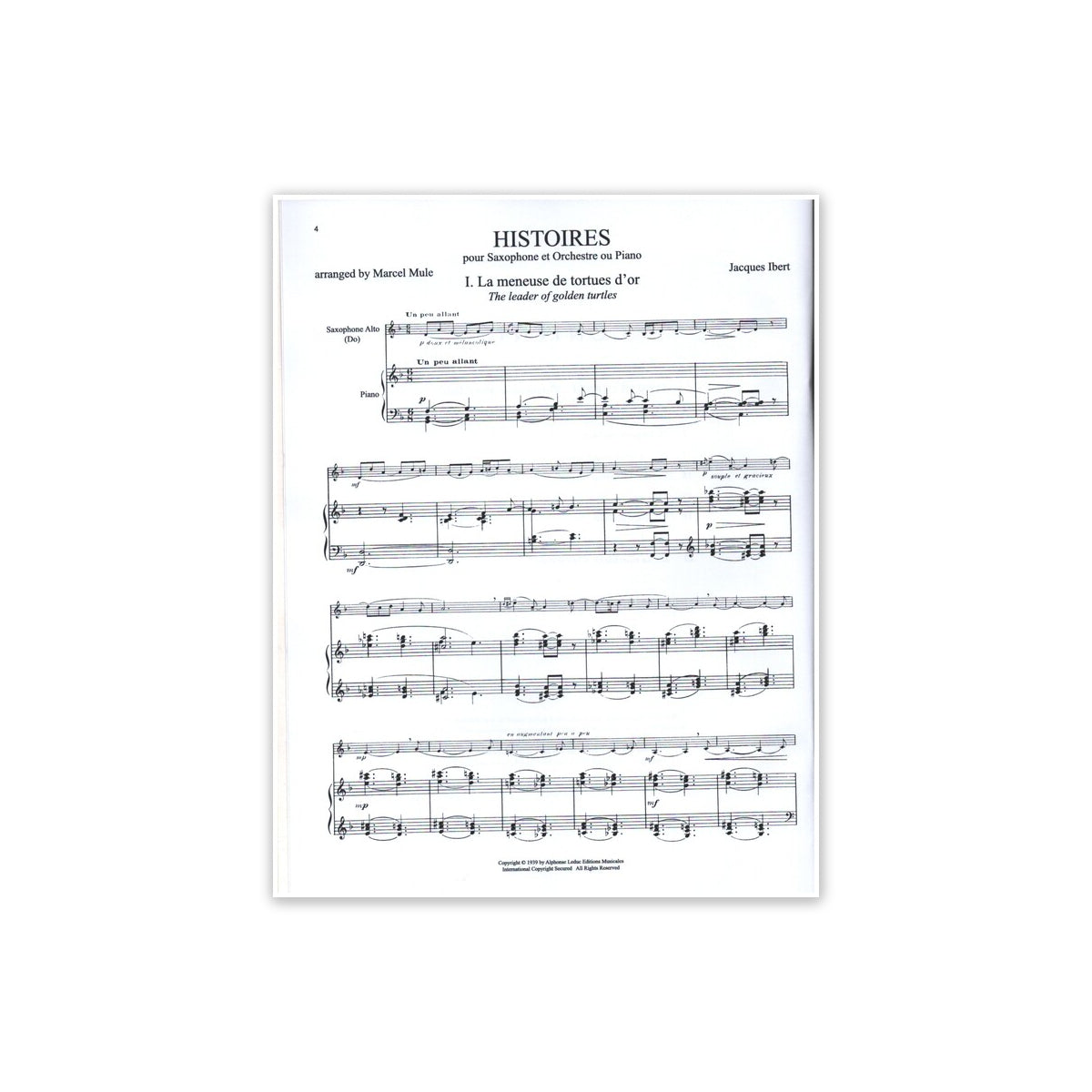 Three Concert Works For Saxophone