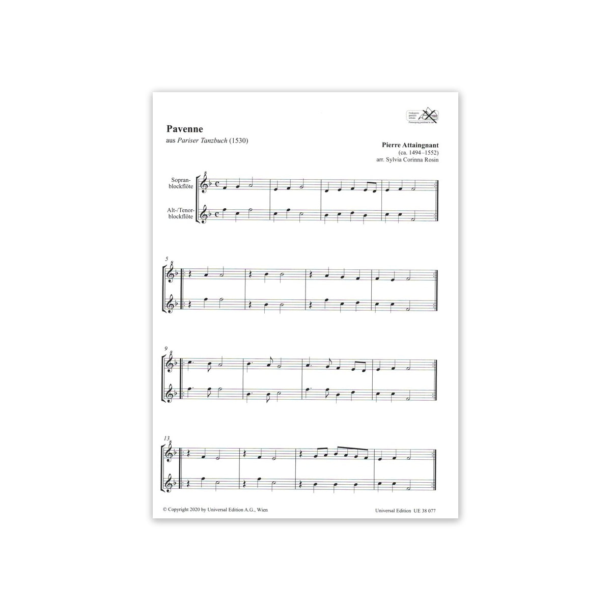 Beutler/Rosin, Lieblingsduette (SA/ST)