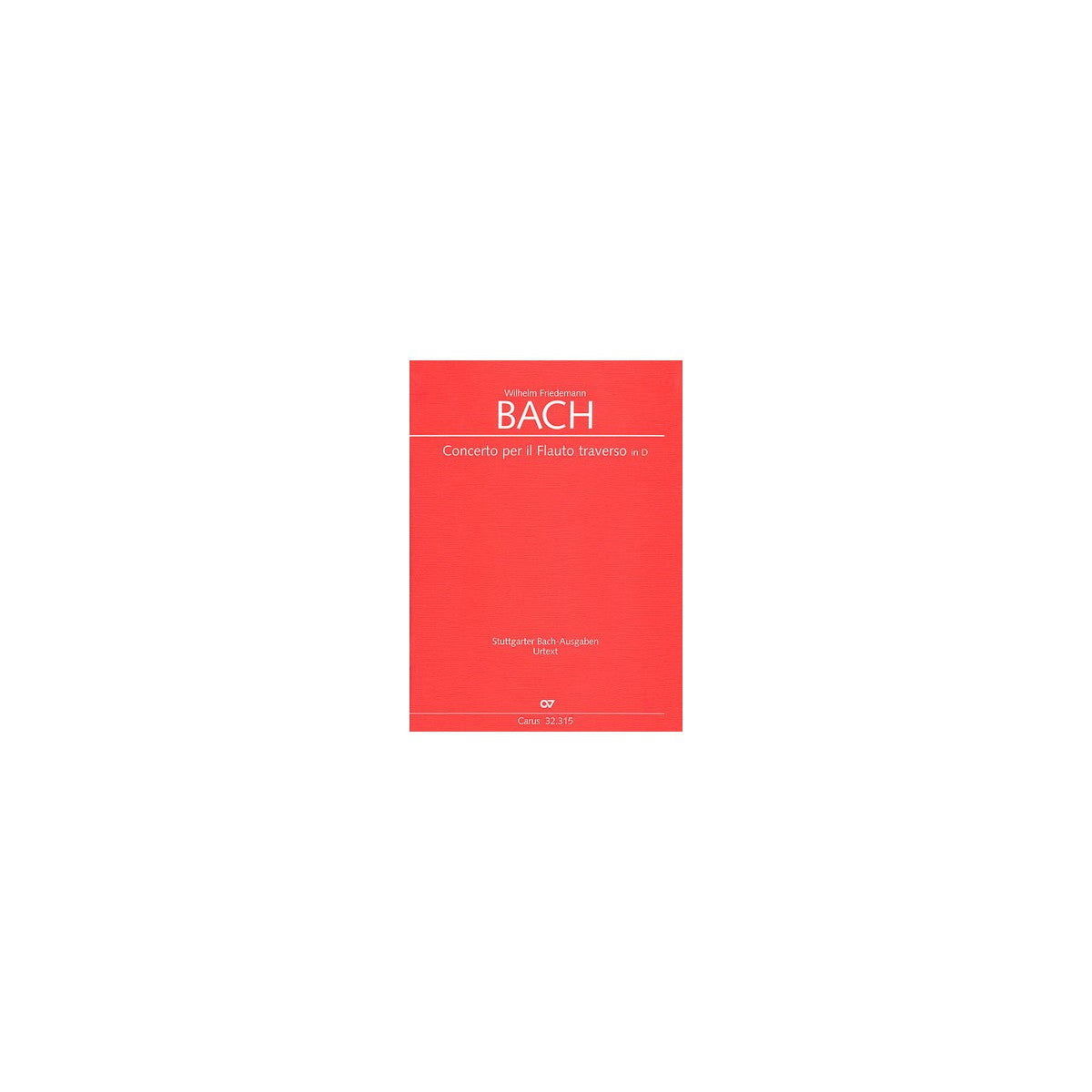 Bach W.Fr., Konzert D-Dur BRWFBC15 Partitur View 2