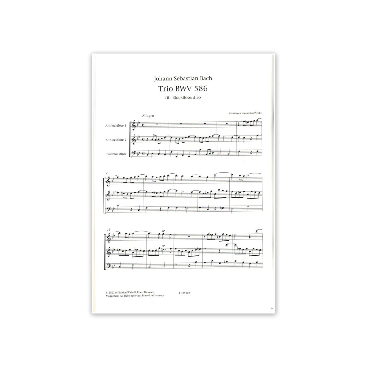 Bach für zwischendurch (AAB)