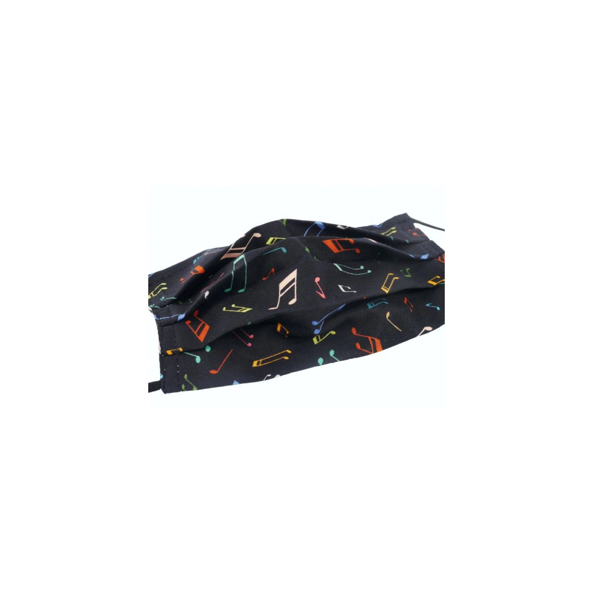 Maske Musik Design 18 - Noten schwarz View 1