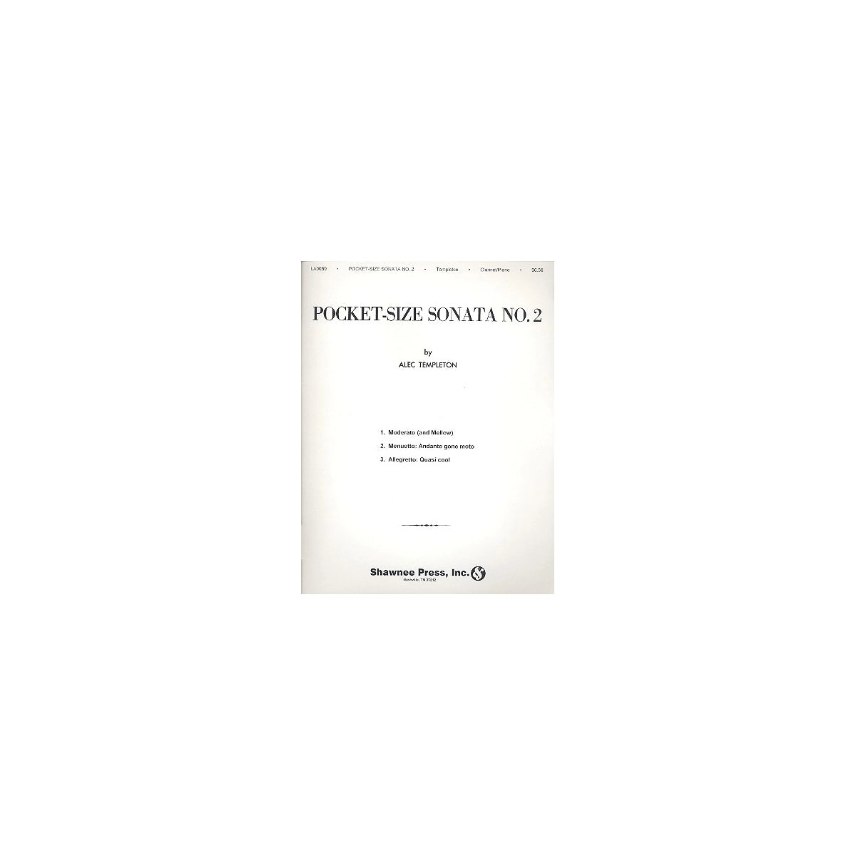 Templeton, Pocket-size Sonata no.2 View 1