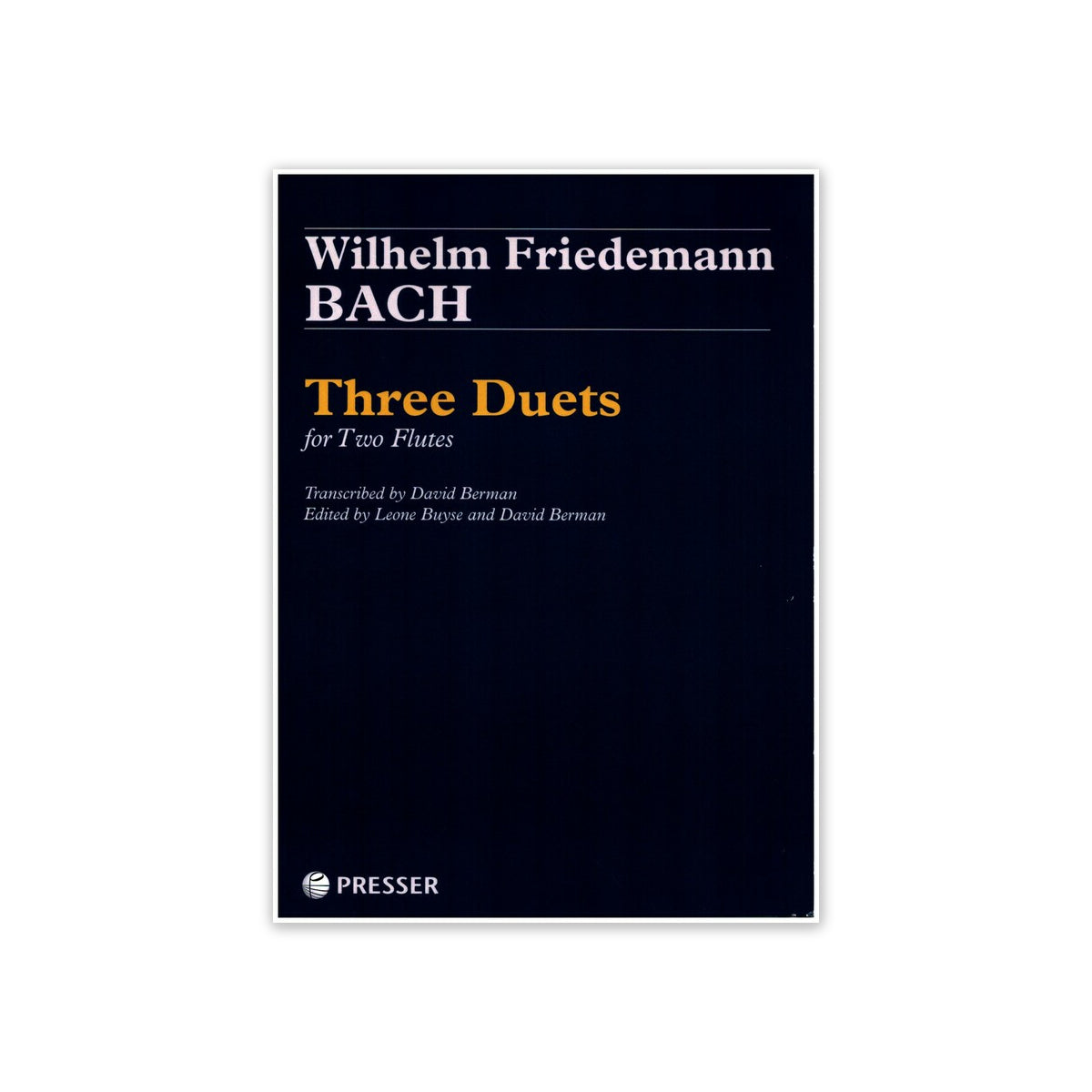 Bach W.Fr., 3 Duette