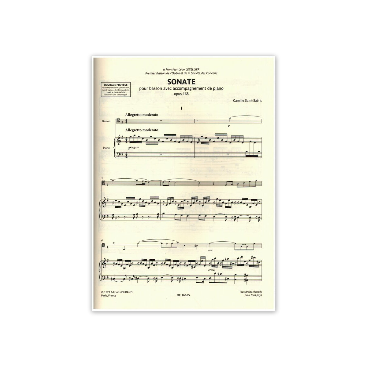 Saint-Saëns, Sonate op.168-47299