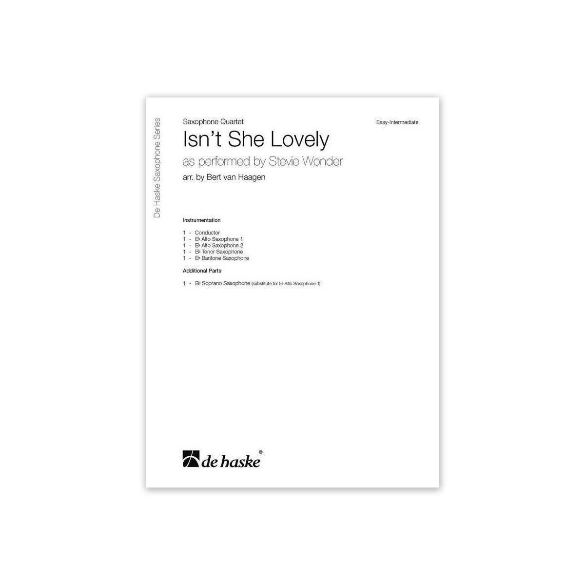 Wonder, Isn't She Lovely (SSTB) View 1