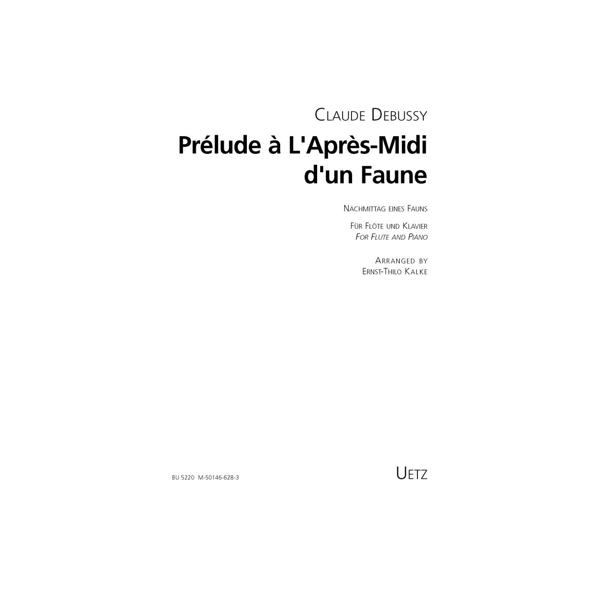 Debussy, Prélude à l'après-midi d'un faune View 1